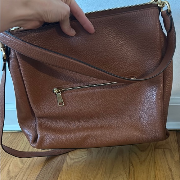Coach Brown Leather Shoulder Bag - Picture 2 of 10